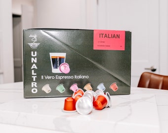 Italian UnAltro Caffe Nespresso Capsules 100 count