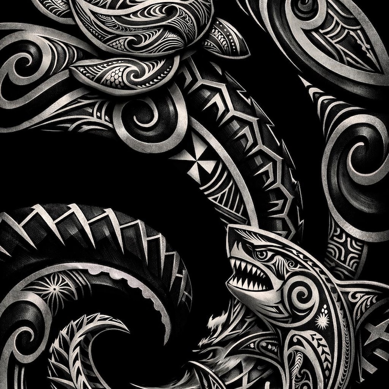 Islander Pattern Frame Islander Pattern - Etsy Australia