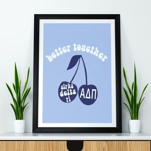 Personalized Sorority Digital Print 8 in x 10 in-Aesthetic-College-Dorm-Trendy-Preppy