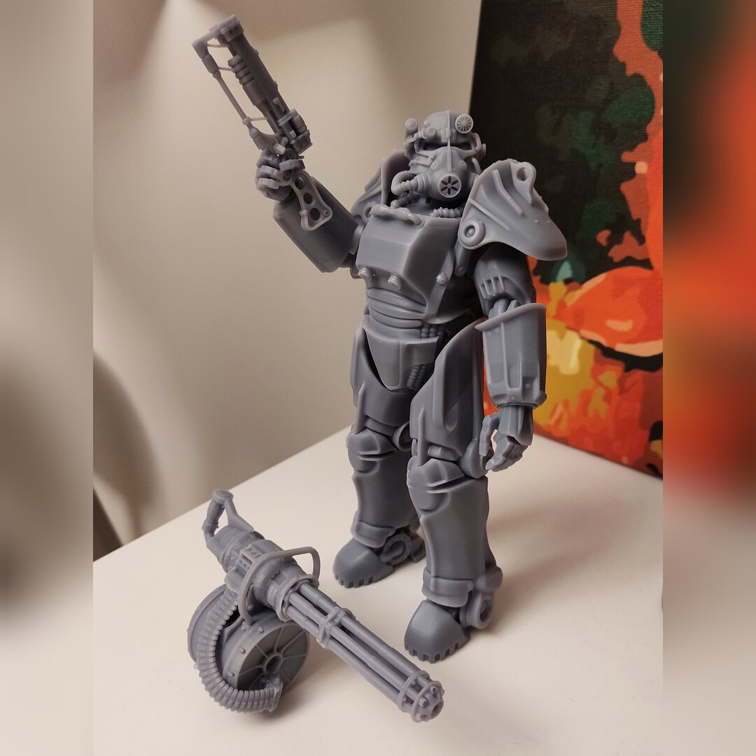 Power Armor T45 Fallout Action Figure Etsy UK