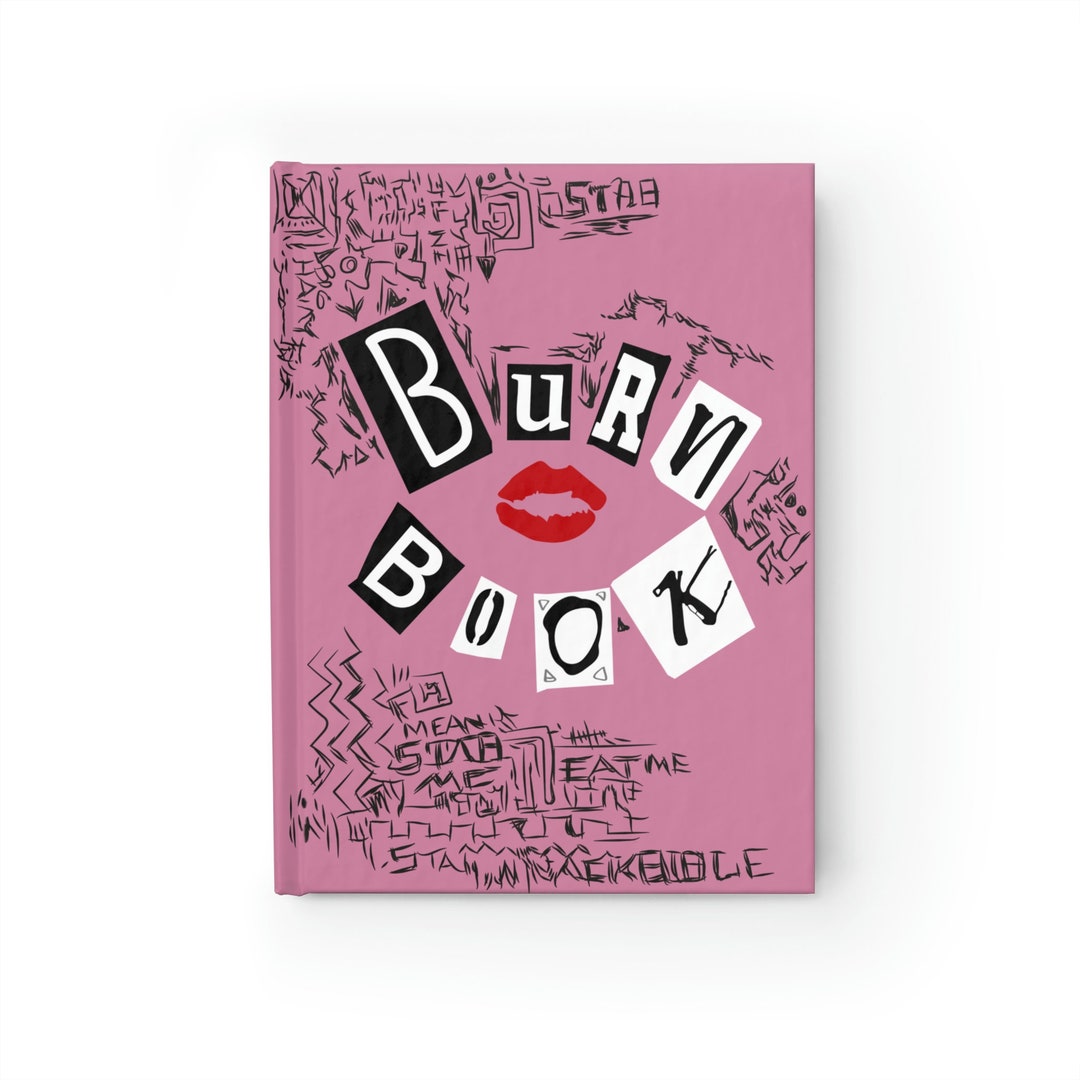 Burn Book Journal Etsy