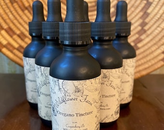 Oregano Tincture, Three Blend Oregano Tincture, Apothecary Tincture