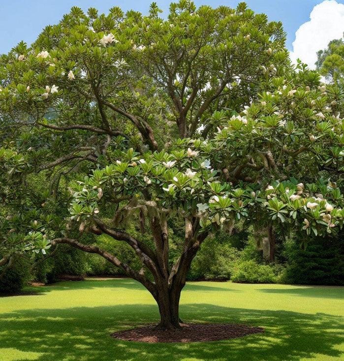 Sweet Bay Magnolia Sapling-Magnolia tree, White magnolia, Fragrant Tree, Flowering Tree, Landscape Tree, Shade Tree, Medium Size Tree