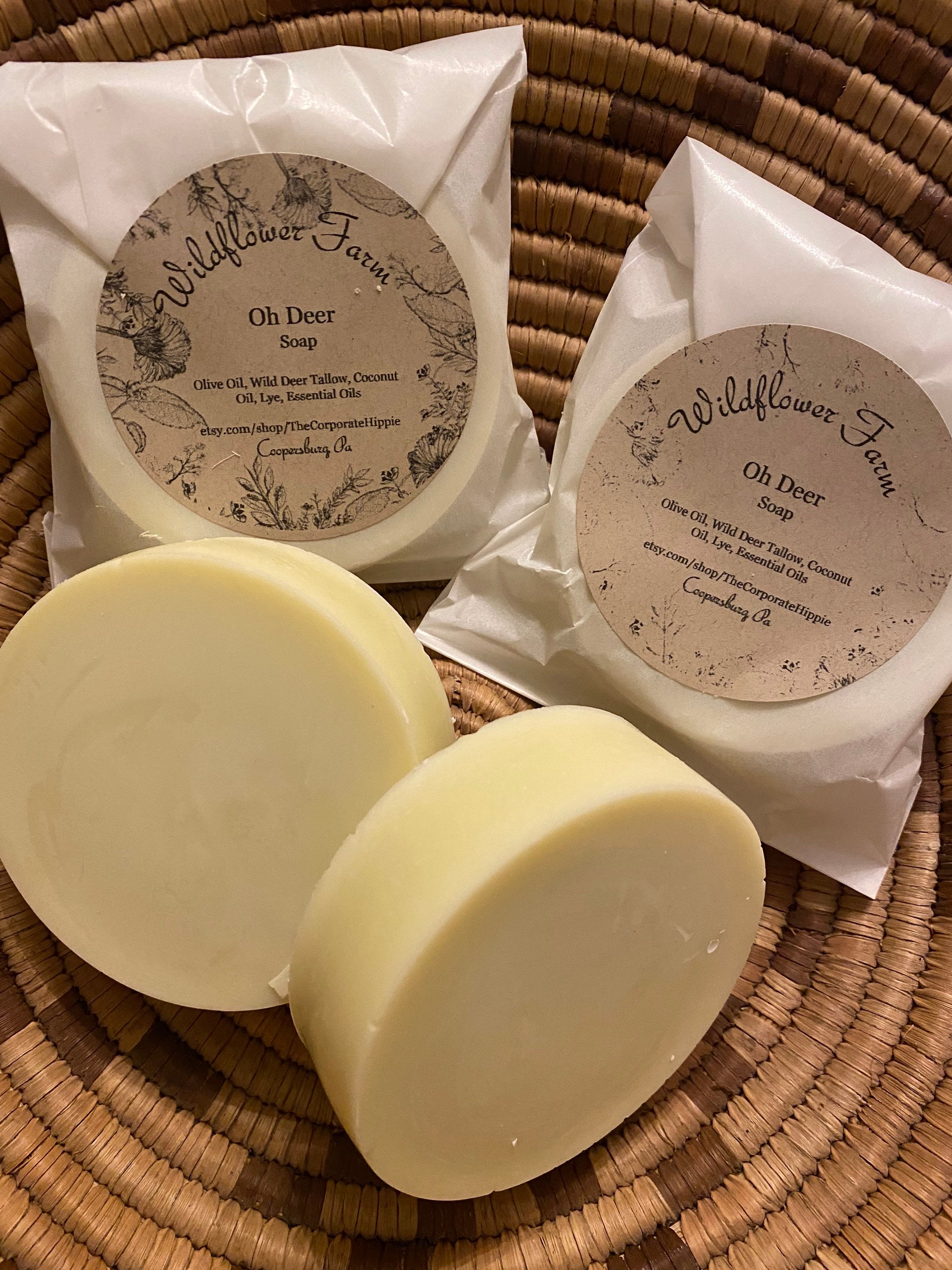 Oh Deer, Wild Deer Tallow Soap Etsy