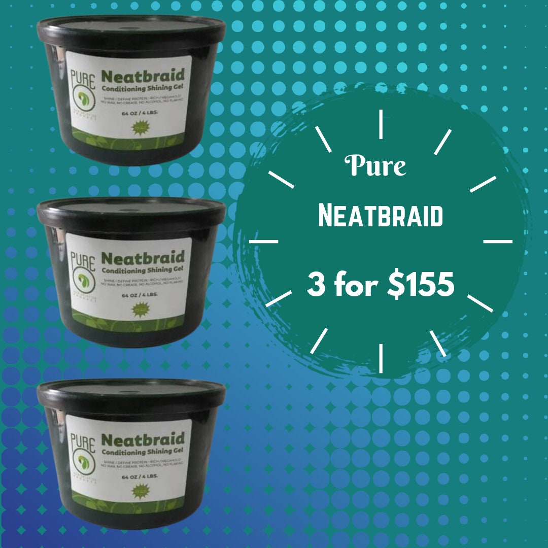 64oz Neatbraid Conditioning Braiding Gel Etsy
