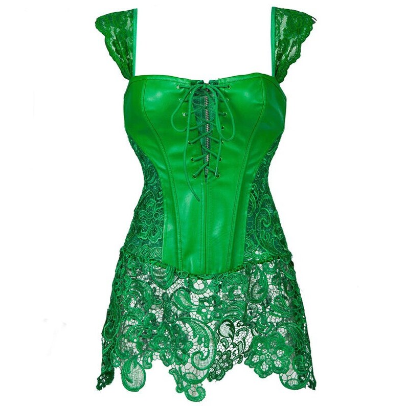 Dominatrix Lingerie Dress Babydoll Corset Lingerie PU Etsy Sweden