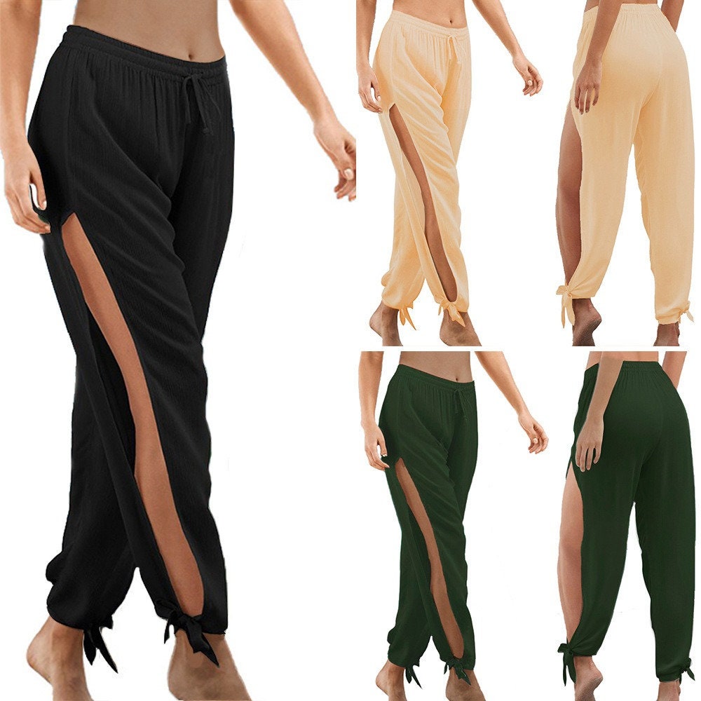 通販公式店 fictiontokyo Back Ribbon Side Slit Pants その他