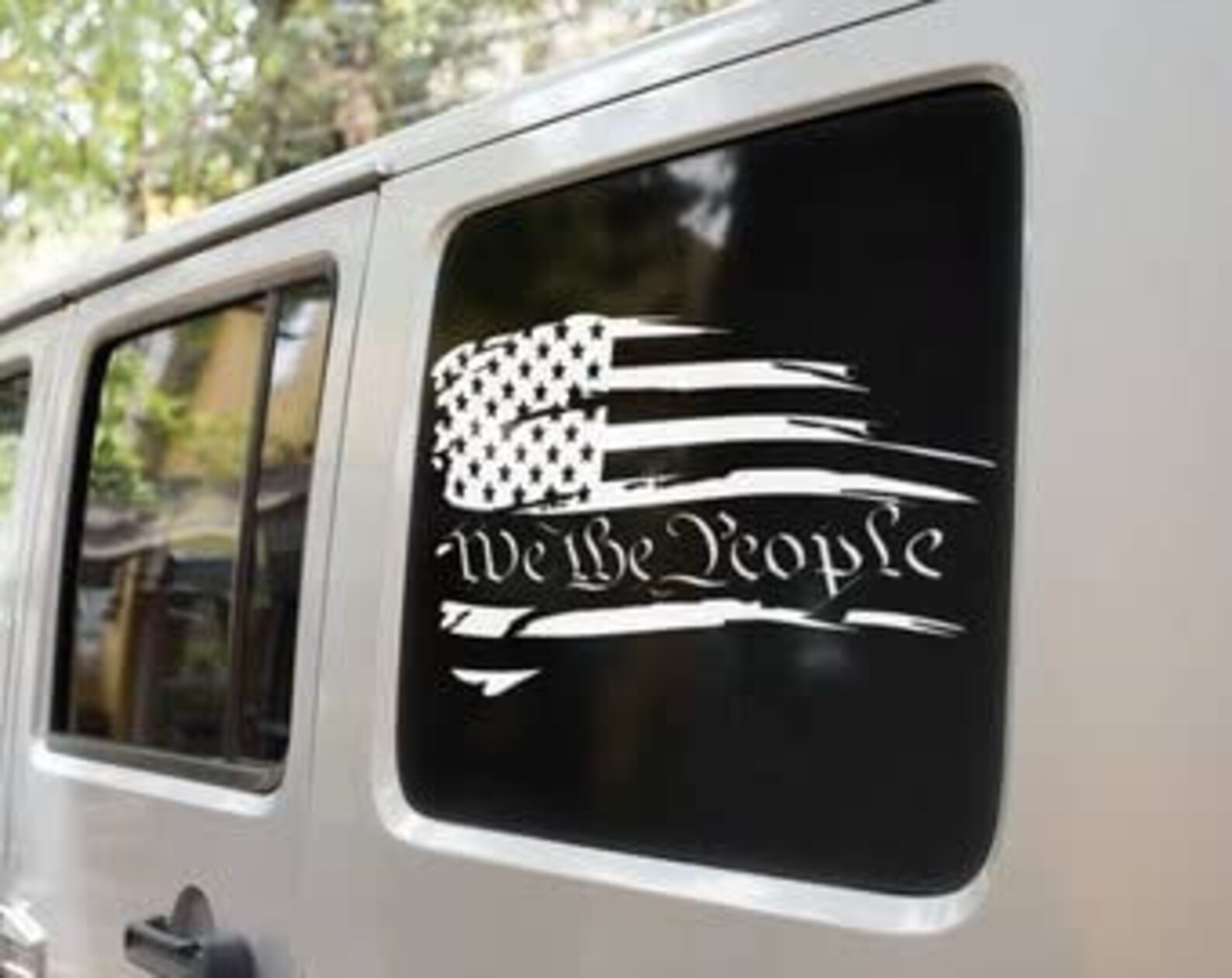 We the People Decal American Flag 2nd Amendment Vinyl Decal Window ...