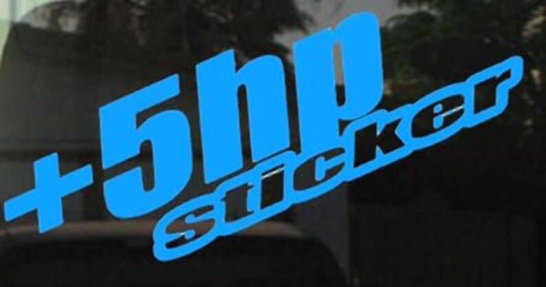 Sticker Add 5 Hp 5hp Sticker Jdm Funny Decal Bumper Sticker for Car or Truck - Etsy