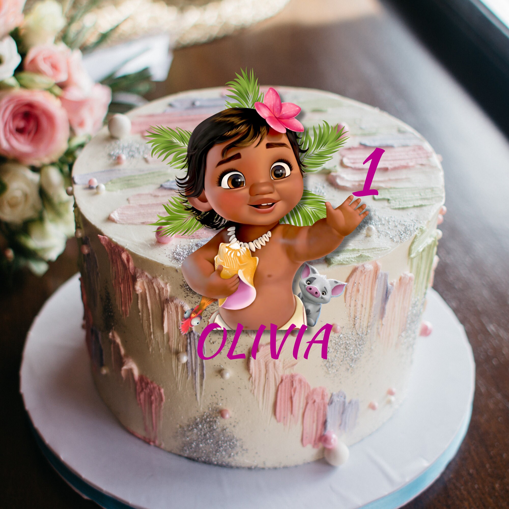 Moana Cupcake Toppers Editable Printable Cupcake Toppers Printable for ...