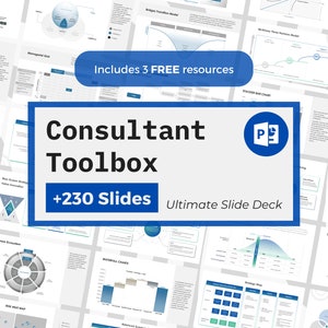 Consulting Frameworks Toolbox Strategy PowerPoint Template Presentation Professional Business Slides Consultant Management FREE Resources