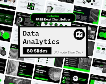 Data Analytics Consulting PowerPoint Presentation Template, Professional Slides 2023, Canva Presentation EDITABLE PPT Business Data Insights