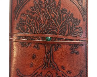 Handmade, well-crafted, and elegant leather Journals with 100 pages of thick ruled paper for Inspired Writing and gifting.