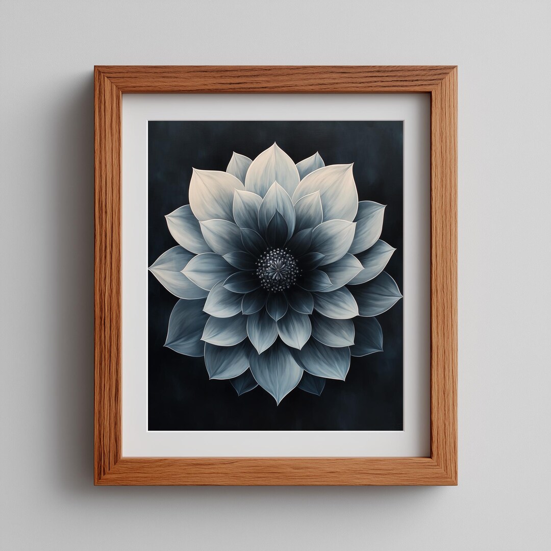 Vintage Sacred Geometry Mandala Art - Printable Geometric Flower Wall ...