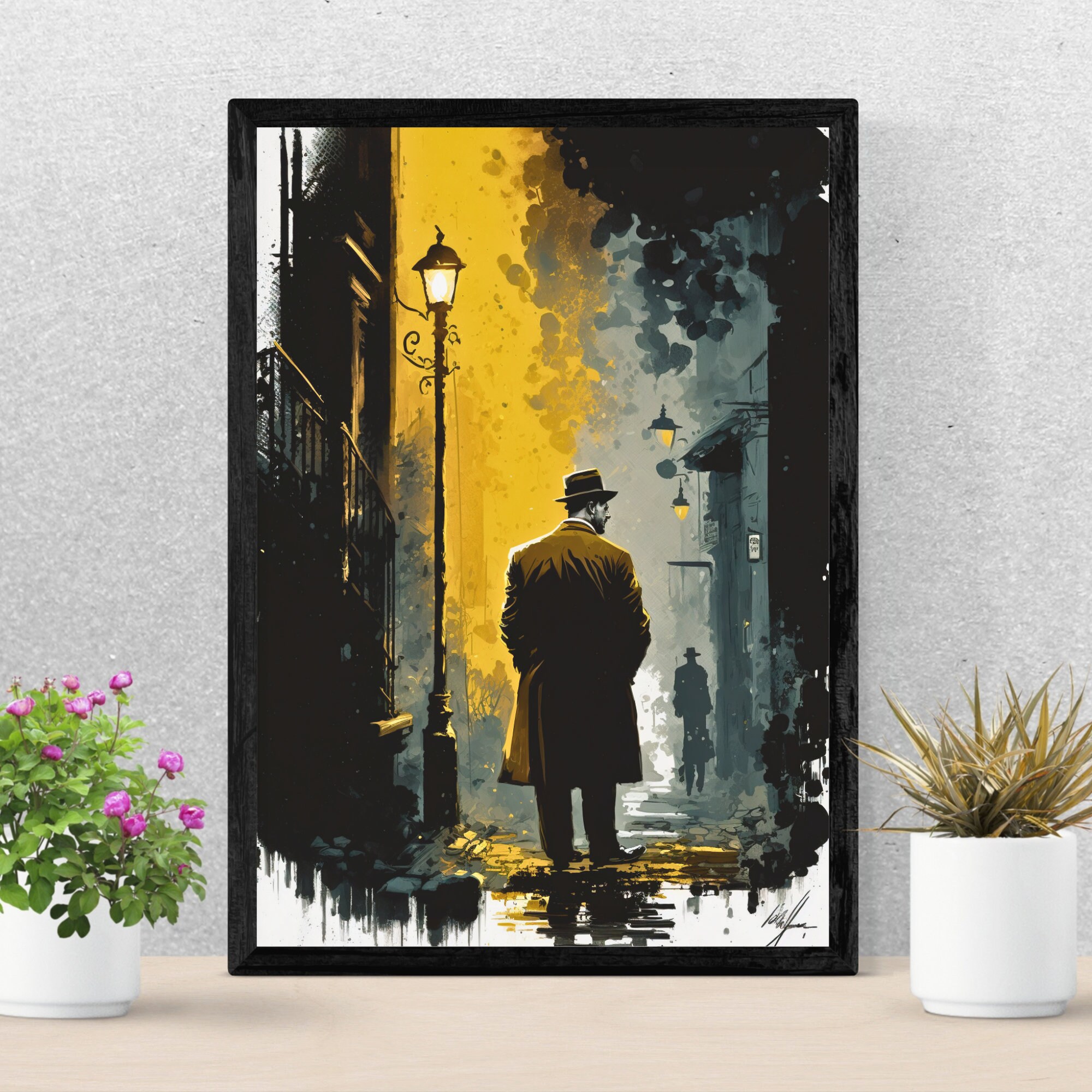 Mafia Boss Gangster Printable Poster the Godfather Wall - Etsy