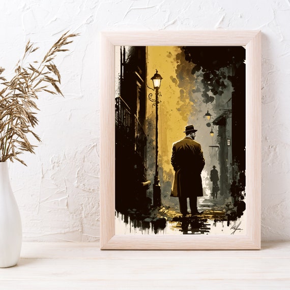 Mafia Boss Gangster Printable Poster the Godfather Wall - Etsy