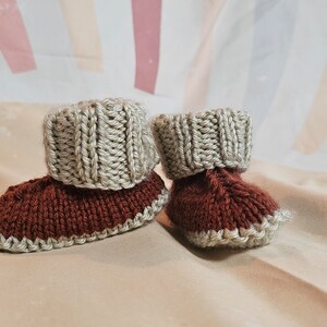 Custom Color Baby Booties For 3 Month Olds