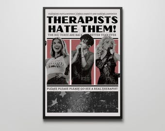 Therapists Hate Them (Sabrina Carpenter, Olivia Rodrigo and Joshua Bassett) Digital Download Poster