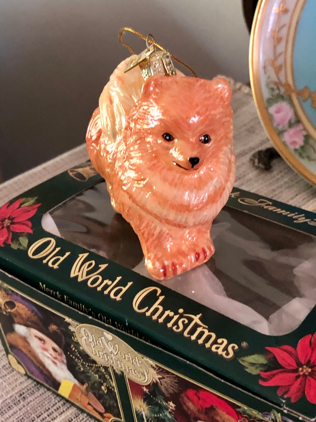 Merck Family’s Old World Christmas Glass Pomeranian Ornament Etsy