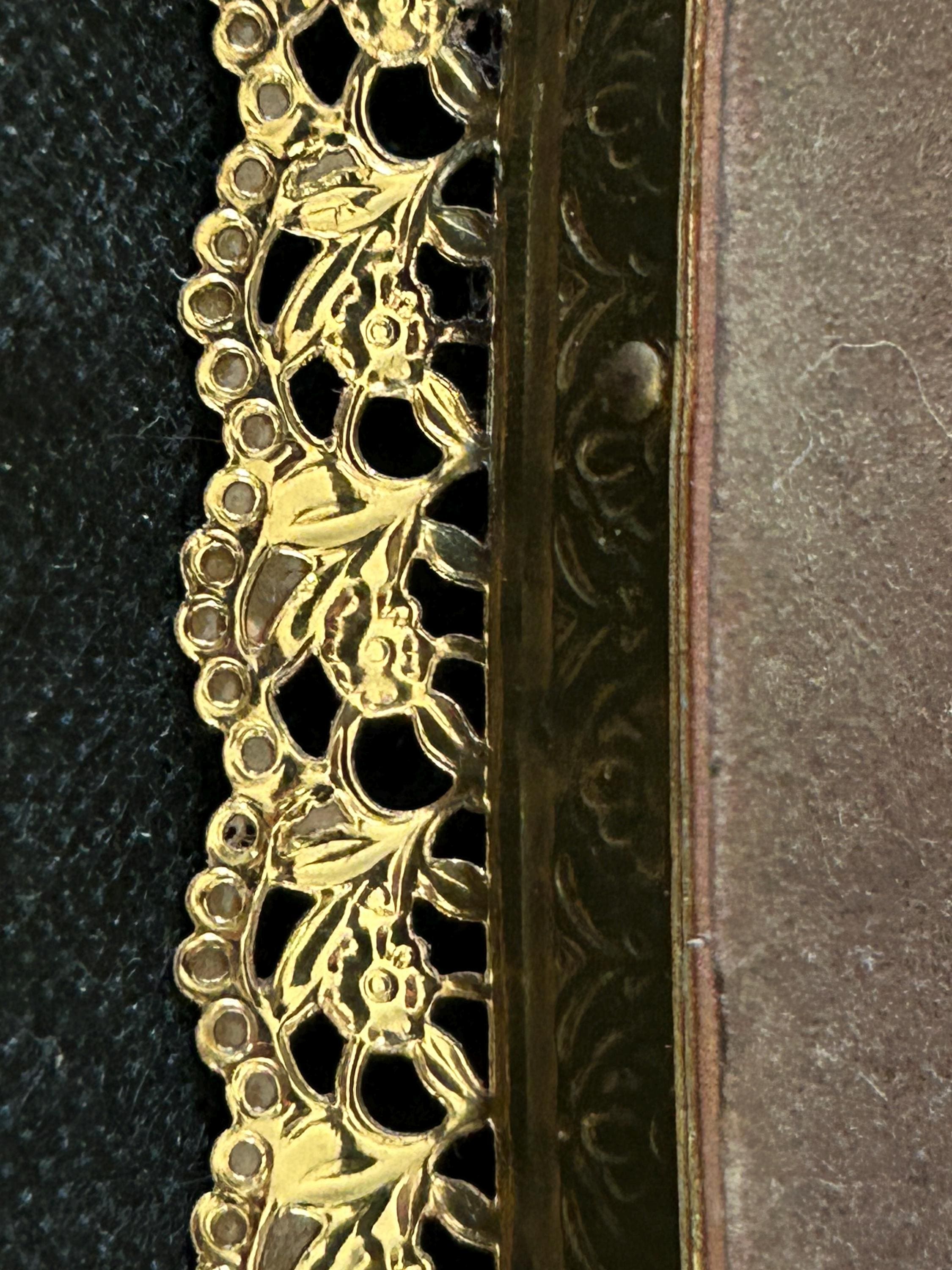 Vintage Matson Vanity Tray Mirror: Mid Century Golden Rose Ormolu