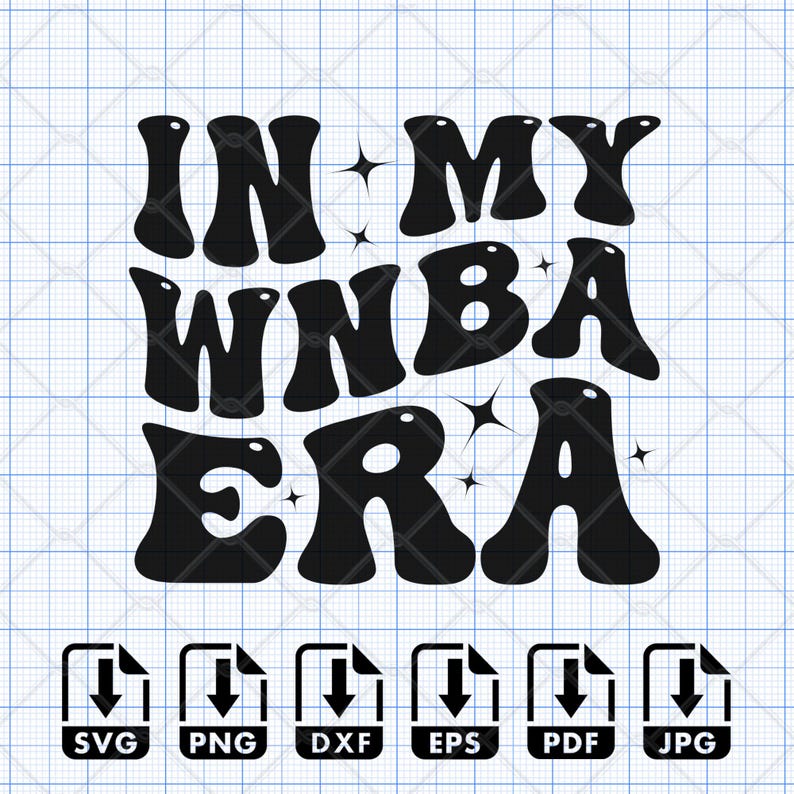 In My WNBA Era Svg Png WNBA Svg, Women's Basketball, Caitlin Clark ...