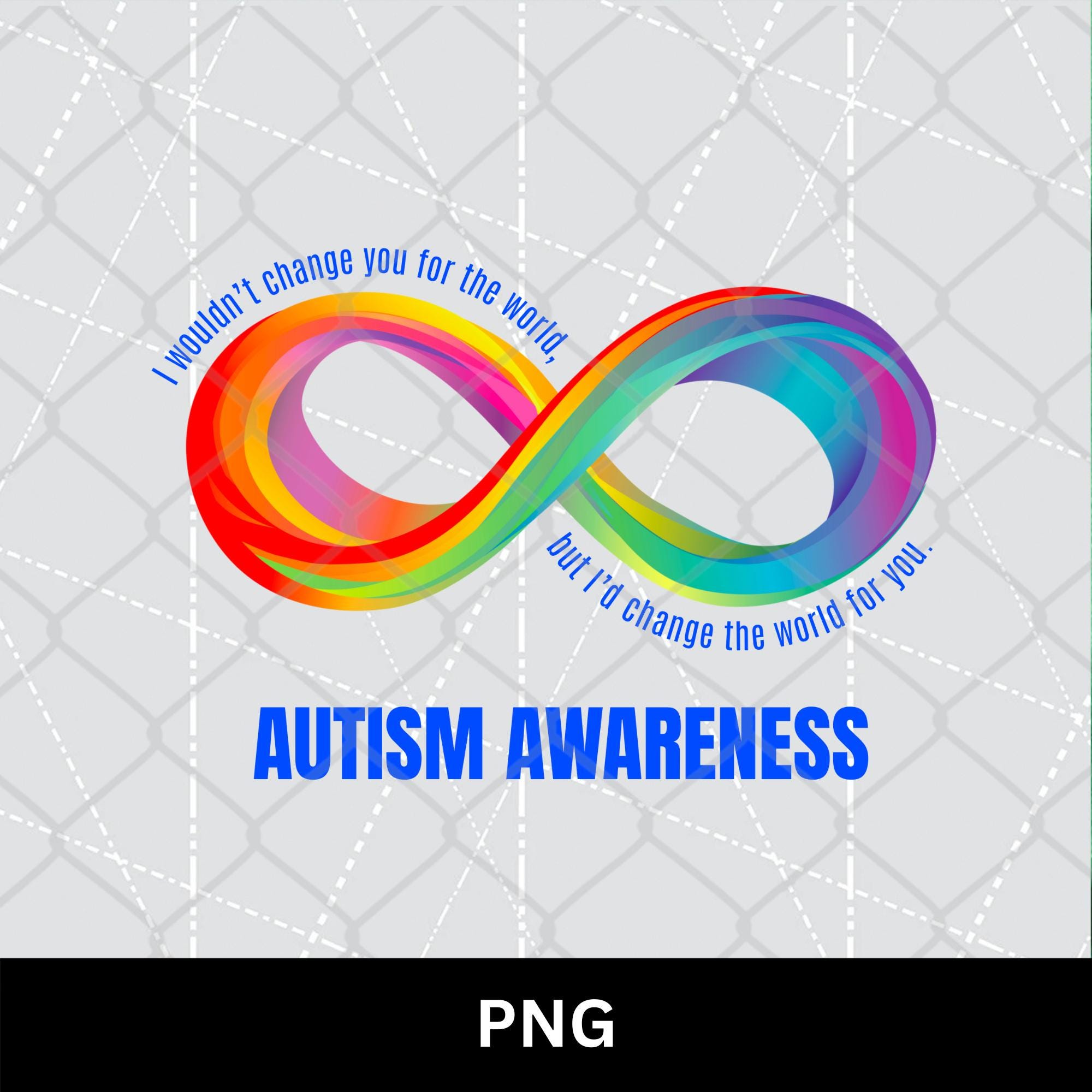 Autism Awareness PNG, Rainbow Infinity Symbol, Inclusion Neurodiversity ...