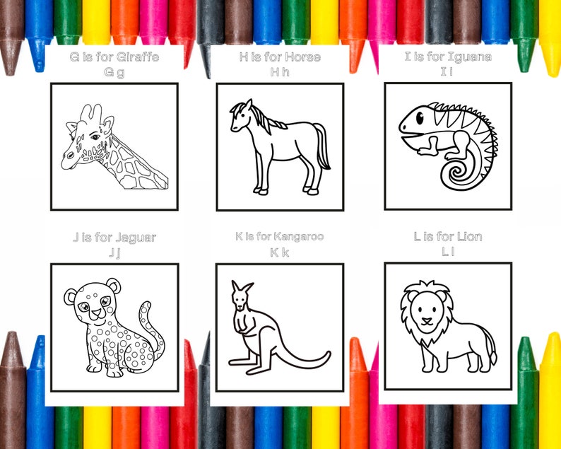 ABC Animal Coloring Pages Preschool - Il 794xN.4698138102 Srlv 