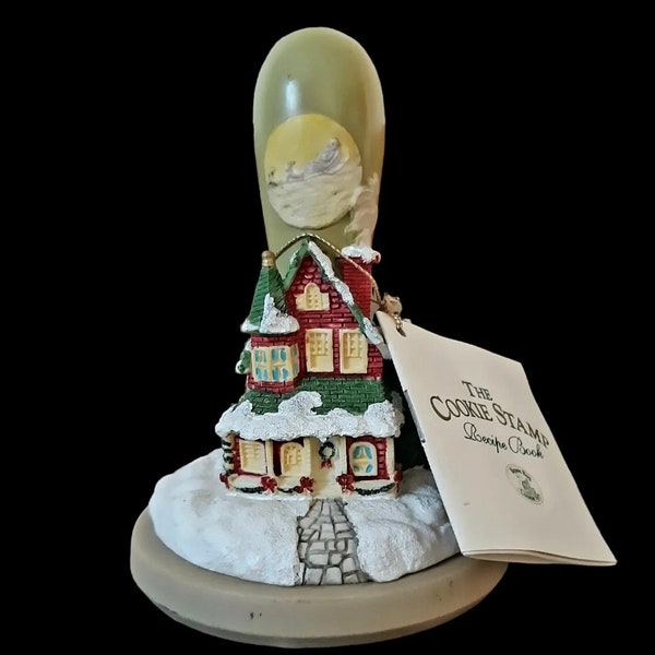 Sello de galleta, bolso marrón Vintage 1999 Santa House #5