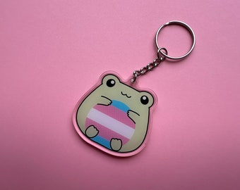 FTMDream Trans Frog Keychain