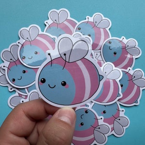 Trans Bee Sticker