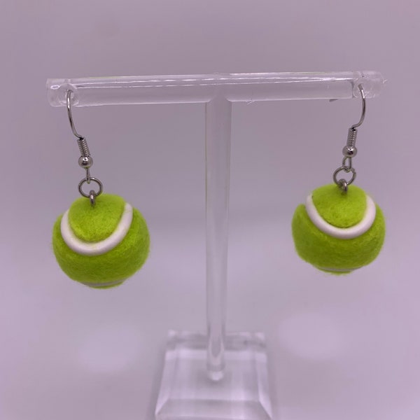 Tennis Ball dangle earrings