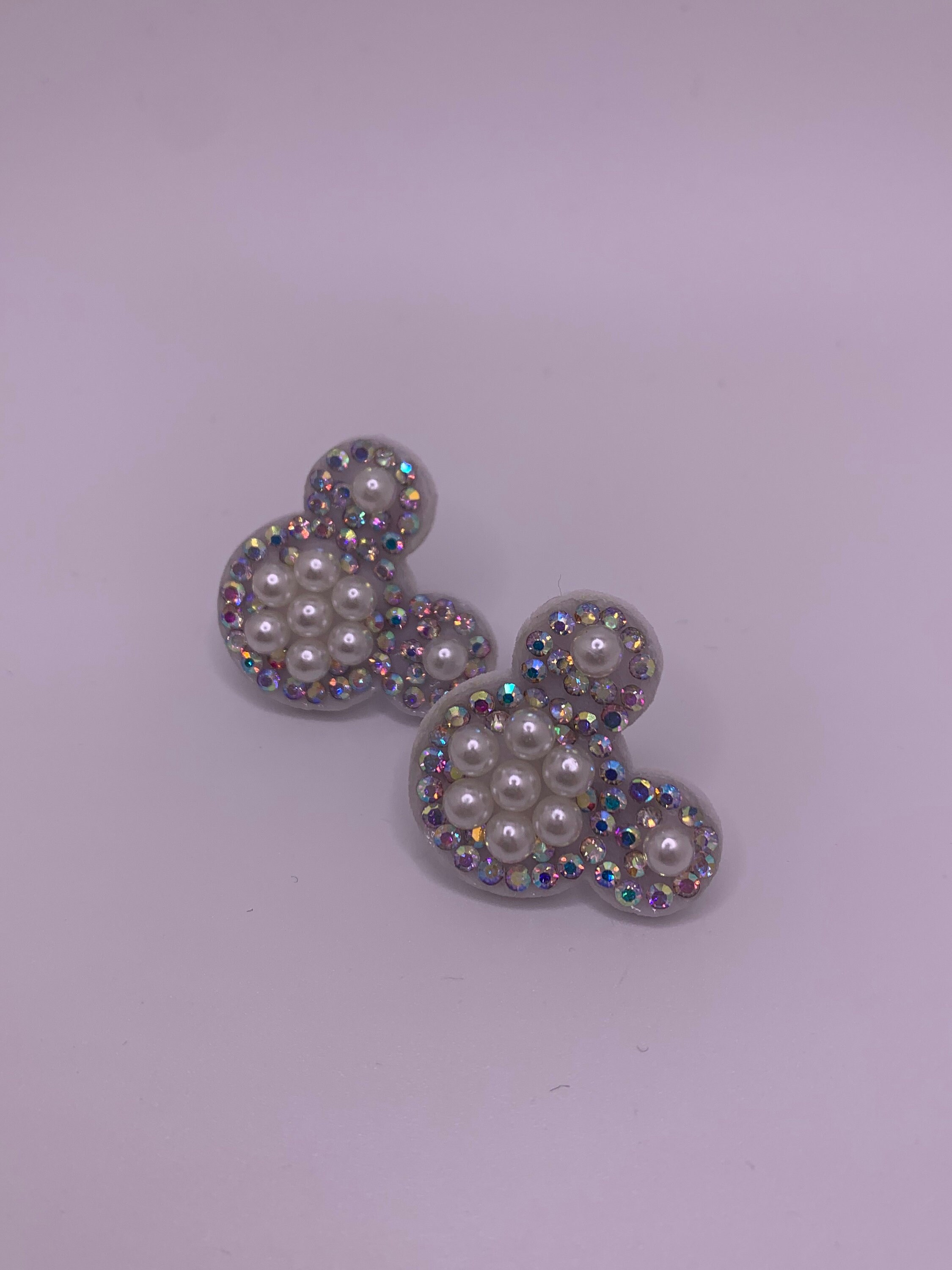 Mickey pearl earrings sale