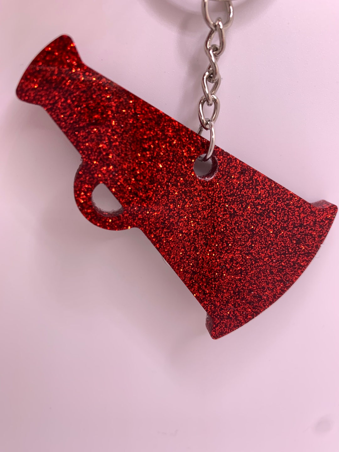 Cheer Megaphone Keychain Etsy
