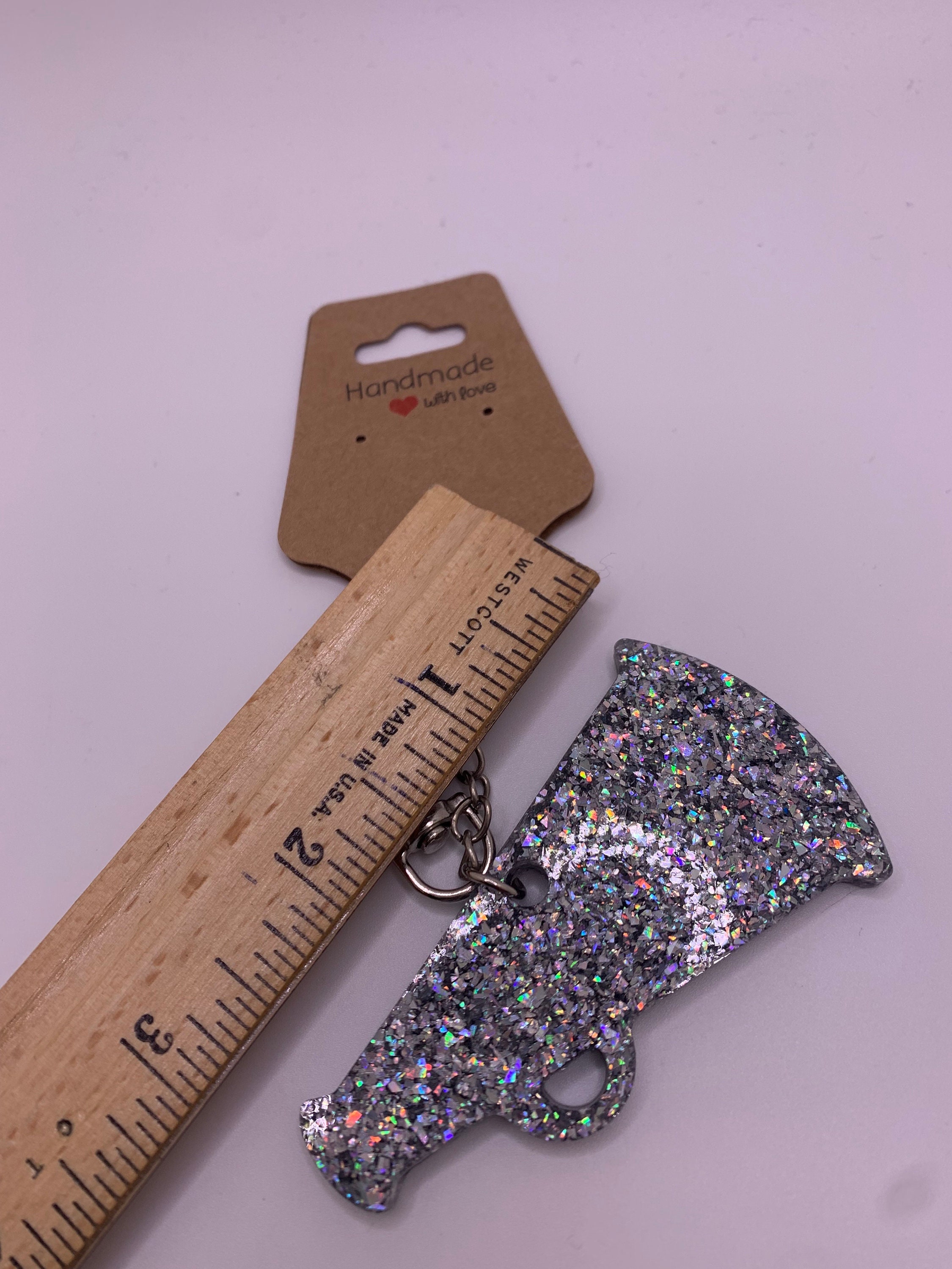 Cheer Megaphone Keychain Etsy