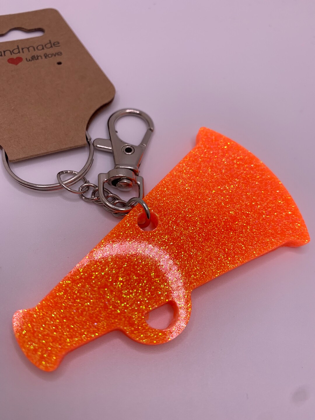 Cheer Megaphone Keychain Etsy