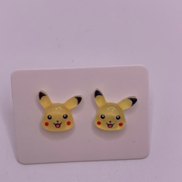 Pikachu stud earrings