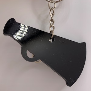 Cheer megaphone keychain