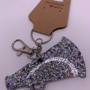 Cheer megaphone keychain