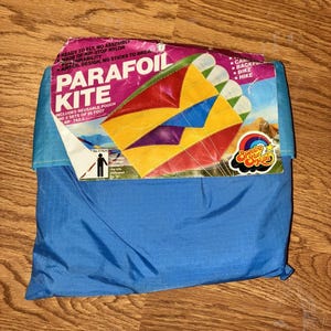 Cometa Parafoil Vintage NOS, 1985, 19”x29”, n.° 575A / Spectra Star Kites RTF
