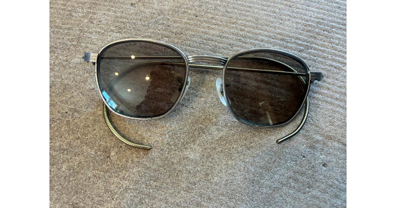 Gafas de sol vintage con patillas de cable (Ray Ban o Bausch & Lomb) imagen 1