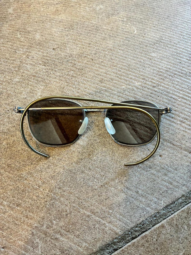 Gafas de sol vintage con patillas de cable (Ray Ban o Bausch & Lomb) imagen 4