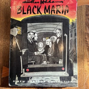 Vintage 1960 Chas Addam’s Black Maria Hardcover Comic Book image 1