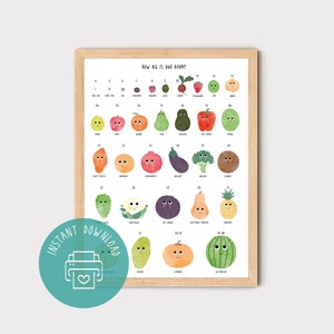 How big is our Baby?  / Baby-Countdown / PDF zum downloaden, digitale Datei