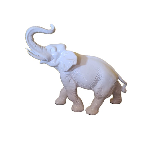 Art Deco keramieken olifant wit