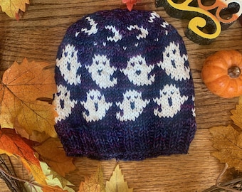 Get Ghosted Knit Hat PATTERN