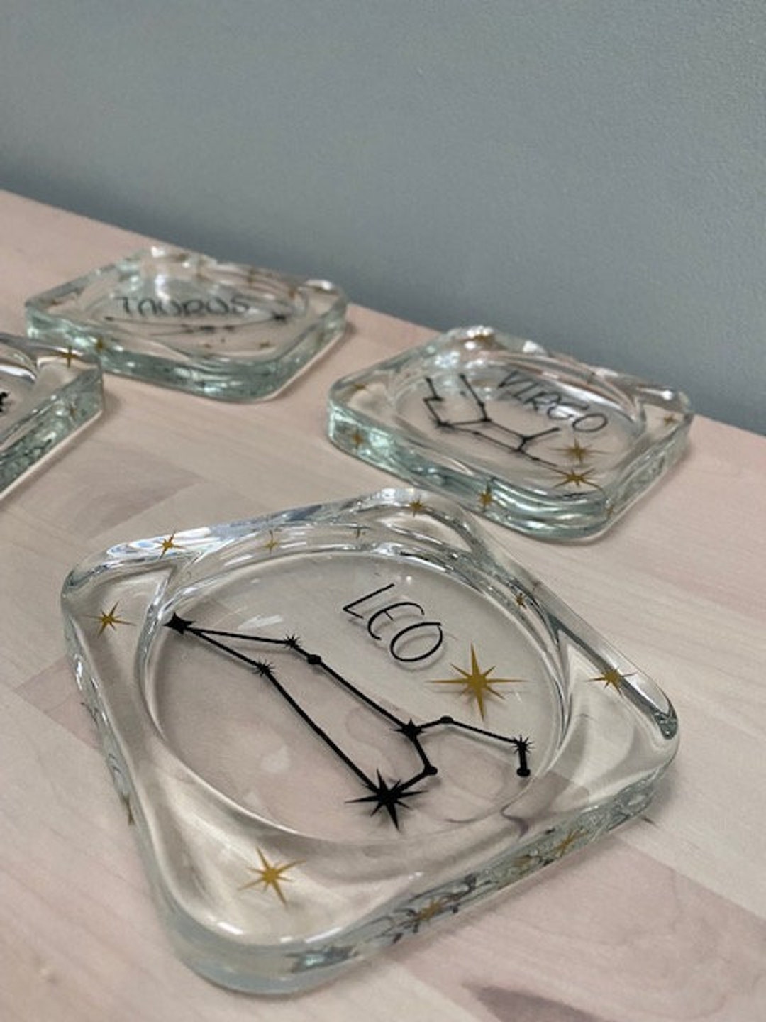 Zodiac Constellation Candle Coaster Plate. Etsy UK