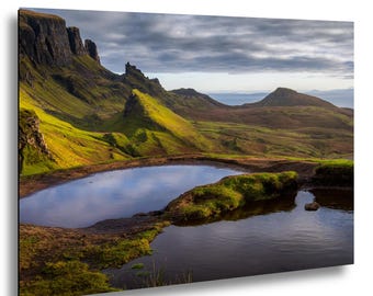 Isle of Skye Scotland Photo Print: Quiraing Landscape Scenic Wall Art