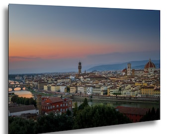 Florence Italy Skyline Photo:  Sunset Cityscape Wall Decor