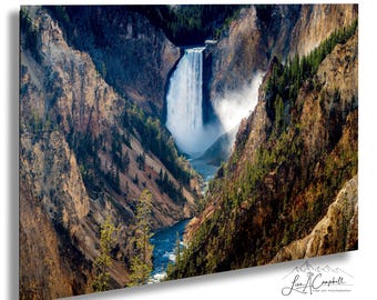 Yellowstone Lower Falls Photograph: Award Winning Landscape Wall Art