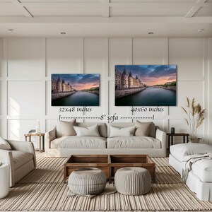 Paris Sunset Photography: Seine River Cityscape - Canvas, Acrylic, or Metal image 6